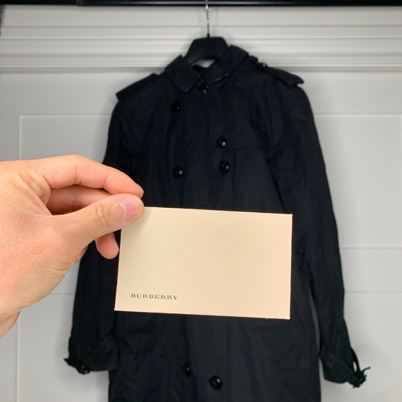 Burberry Black Trench Coat - Picture 15 of 16